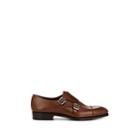 Carmina Shoemaker Men's Cap-toe Double-monk-strap Shoes - Brown