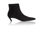 Balenciaga Women's Broken-heel Suede Ankle Boots