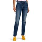 Frame Women's Le High Straight Cuffed Jeans - Blue