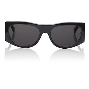 Celine Women's Rounded Rectangular Sunglasses - Black