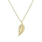 Jennifer Meyer Women's Leaf Pendant Necklace - Gold