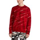 Balenciaga Men's Logo-jacquard Wool-blend Sweater - Red