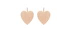 Irene Neuwirth Women's Heart-shaped Rose Gold Drop Earrings