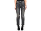 Adaptation Women's Distressed Crop Flared Jeans