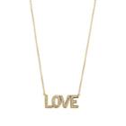Jennifer Meyer Women's Love Pendant Necklace - Gold
