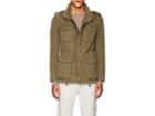 Herno Men's Hooded Cotton-blend Military Jacket