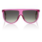Cline Women's Oversized Aviator Sunglasses-brown