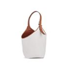 Loewe Women's Balloon Leather-trimmed Linen Bucket Bag - Natural
