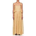 Thierry Colson Women's Salome Cotton-silk Maxi Dress-gold