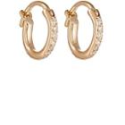 Ileana Makri Women's Huggie Hoop Earrings - Rose Gold