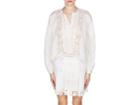 Isabel Marant Women's Maly Embroidered Voile Blouse