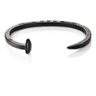 Giles And Brother Men's Skinny Railroad Spike Cuff-black