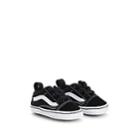 Vans Infants' Old Skool Canvas & Suede Crib Sneakers - Black