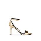 Barneys New York Women's Patent Leather Ankle-strap Sandals - Gold
