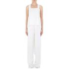 Givenchy Women's Jacquard Asymmetric-hem Top-white