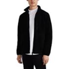 Theory Men's Wool-blend Fleece Zip-front Jacket - Black