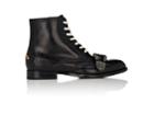Gucci Men's Dionysus Buckle-strap Leather Wingtip Boots