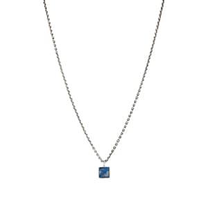 Caputo & Co Men's Lapis Lazuli Pendant Necklace - Blue