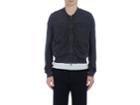 Haider Ackermann Men's Cotton Ruched-sleeve Crop Sweatshirt