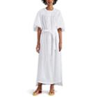 Chlo Women's Cotton Poplin Belted Maxi Dress - White