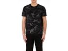 Valentino Men's Coated Camouflage-print Jersey T-shirt