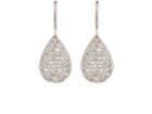 Irene Neuwirth Women's Pav White Diamond Pear-shaped Drop Earrings