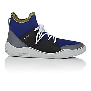 Lanvin Men's Neoprene & Leather Sneakers-blue