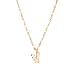 Bianca Pratt Women's V Pendant Necklace-gold