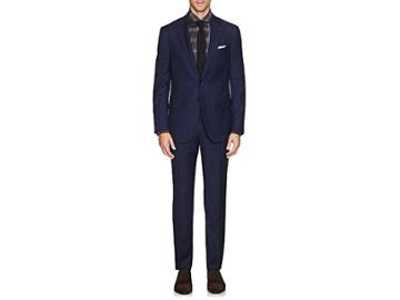 Isaia Men's Checked Wool Suit