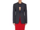 Calvin Klein 205w39nyc Women's Checked Wool One-button Jacket