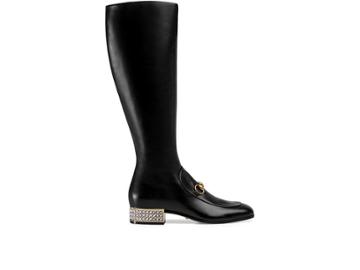 Gucci Women's Mister Leather Knee Boots