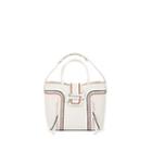 Tod's Women's Double T Leather Shopping Tote Bag - White