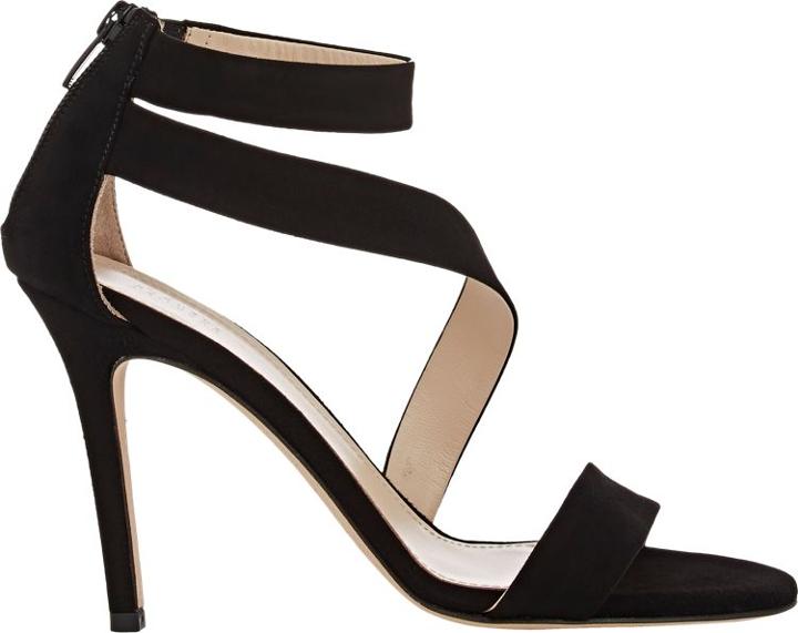 Barneys New York Asymmetric-strap Sandals-black