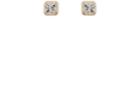 Grace Lee Women's Asscher-cut Diamond Stud Earrings