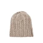 Inis Meain Men's Cable-knit Merino Wool-cashmere Hat - Beige, Tan