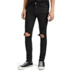 Amiri Men's Thrasher Coated Skinny Jeans - Black