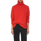 Barneys New York Women's Cashmere Turtleneck Sweater-red