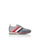 Thom Browne Men's Suede & Leather Sneakers-gray