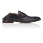 Barneys New York Men's Leather Penny Loafers-black