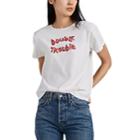 Re/done Women's The Classic Double Trouble Cotton T-shirt - White