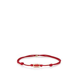 Luis Morais Men's Love Corded Bracelet - Red