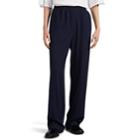 Balenciaga Men's Fluid Twill Wide-leg Trousers - Navy