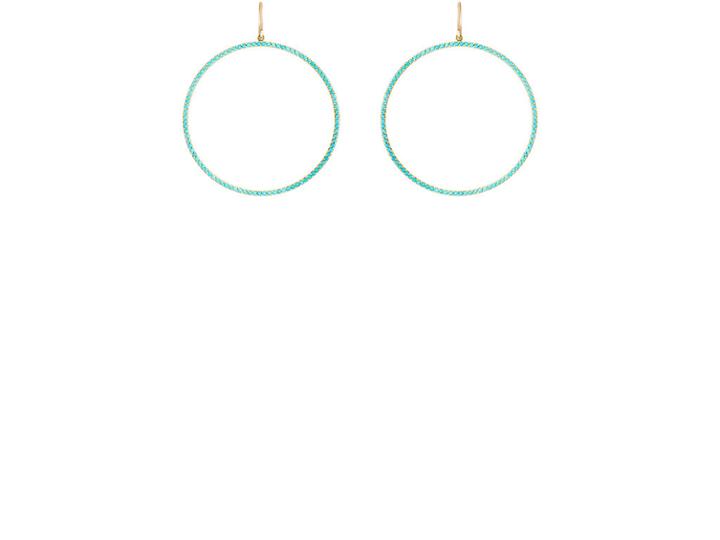 Jennifer Meyer Women's Large Open Circle Earrings