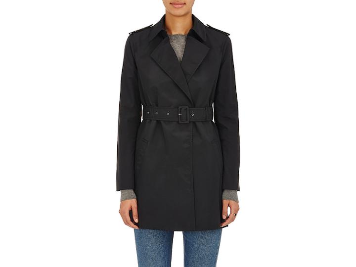 Barneys New York Women's Cotton-blend Belted Trench Coat