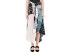 J.w.anderson Women's Plaid & Striped Asymmetric Skirt