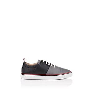 Thom Browne Men's Leather Sneakers-gray