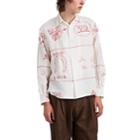 Bode Men's Havana Embroidered Linen-cotton Shirt - White