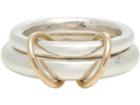 Spinelli Kilcollin Men's Sterling Silver & Rose Gold Virgo Ring