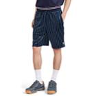 Fila Men's Lamotta Striped Velour Drawstring Shorts - Navy