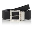 Prada Men's Reversible Saffiano Leather Belt-black